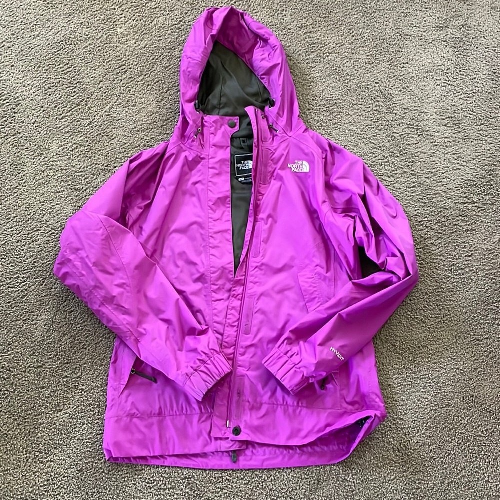 The North face rain jacket